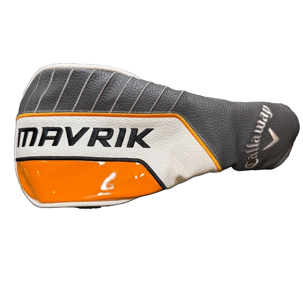 Callaway Mavrik Driver Golf Club Headcover Head Cover Orange/Gray/White